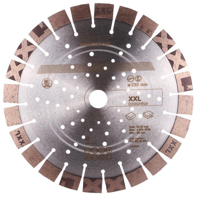 Алмазный диск XXL армобетон DISTAR 14315530017, 230x2.8/2.0x17x22.2 мм