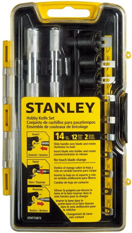 Набор ножей Stanley STHT0-73872 с лезвиями для поделочных работ 