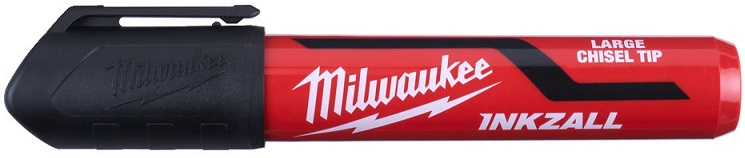 Большой черный маркер для стройплощадки Milwaukee 4932471554 INKZALL, 3 штуки