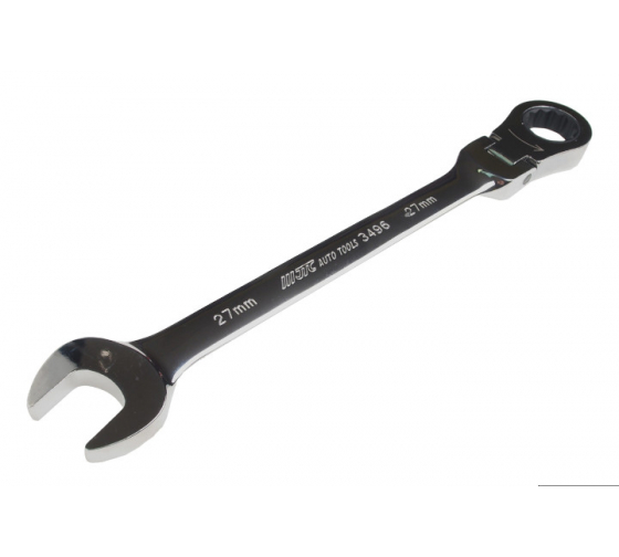 Трещоточный ключ комбинированный JTC JTC-3496 (с подвижной головкой, 27 мм)