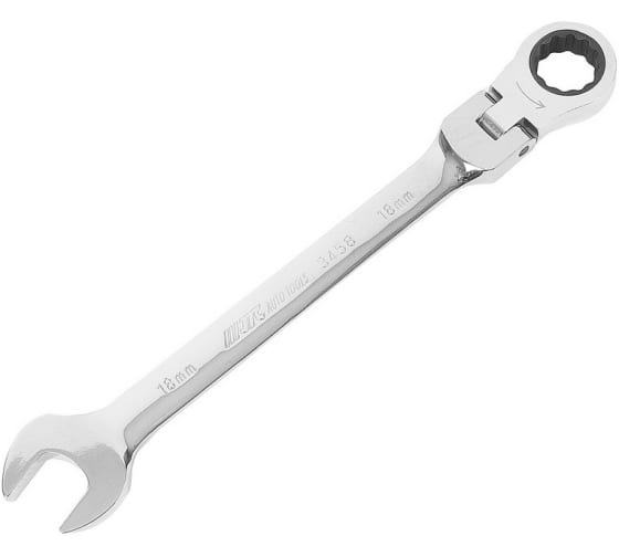 Комбинированный трещоточный шарнирный ключ JTC JTC-3458 (18мм)