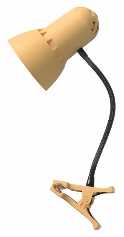 Светильник настольный Трансвит NADEZHDA-PSH/YEL на прищепке E27 лампа накаливания ванильный 40Вт