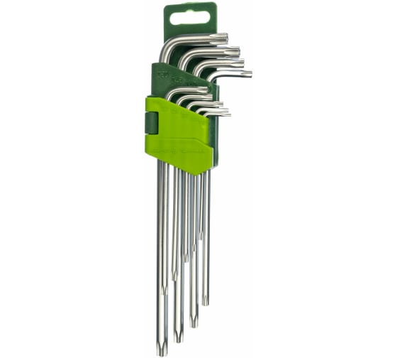 Набор длинных ключей TORX с отверстием ДТ/40 Дело Техники 563592 (9 шт)