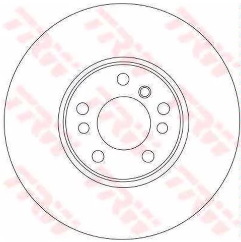 Тормозной диск передний Iveco Daily TRW DF 6412, D=276 мм