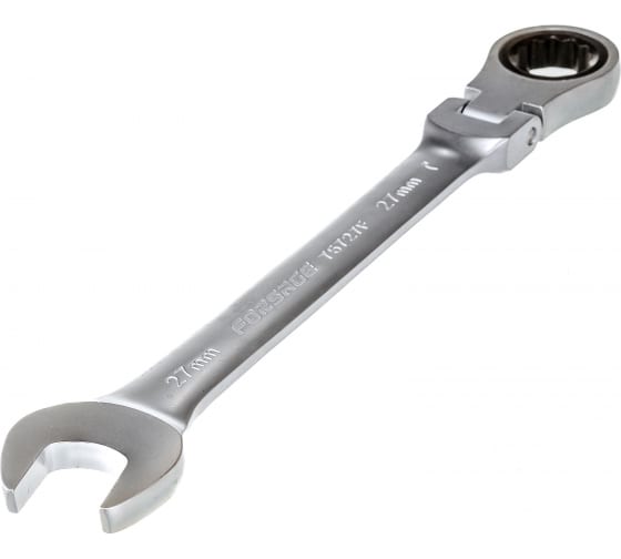 Комбинированный ключ трещоточный Forsage F75727F (с шарниром, 27мм)
