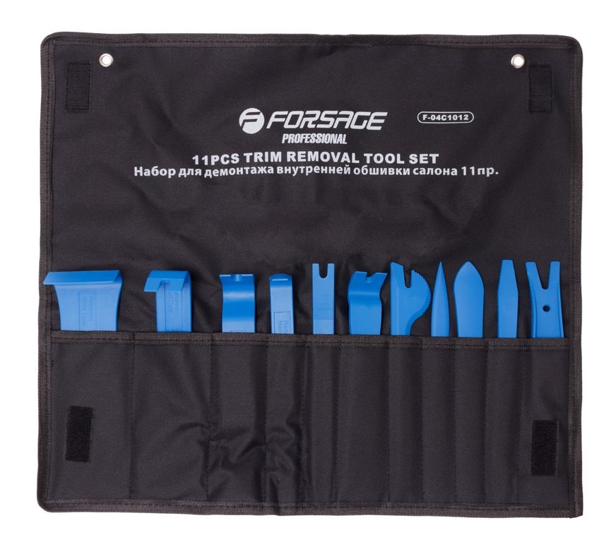 Набор съемников обивки набор приспособлений для демонтажа внутренней обшивки салона Forsage F905M11 (11пр)
