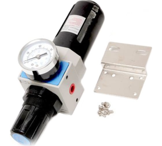 Блок подготовки воздуха фильтр-регулятор с индикатором давления для пневмосистем Profi 3/8 FORSAGE FEW400003