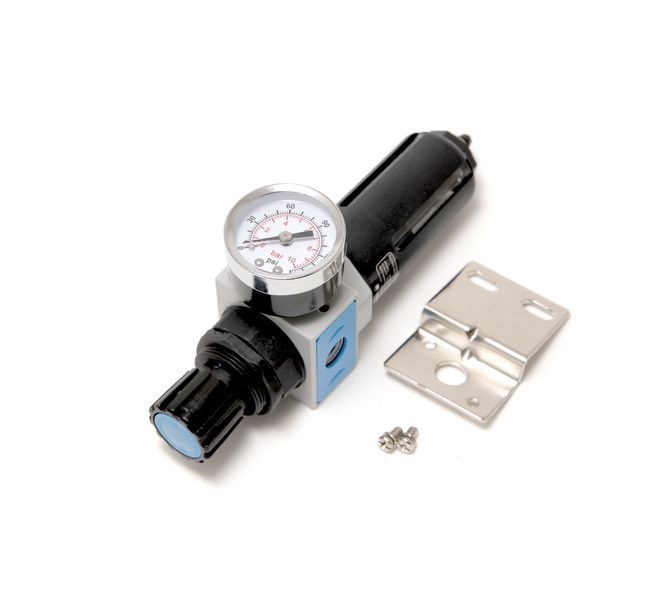 Регулятор давления воздуха с фильтром и индикатором давления для пневмосистем 1/8 FORSAGE FEW200001