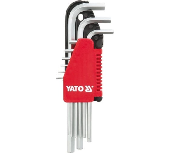 Набор торцовых ключей YATO YT0500 (CrV 9 предметов HEX 1,5-10мм)