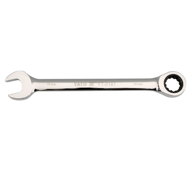 Ключ комбинированный с трещоткой YATO YT0199 (18 мм)
