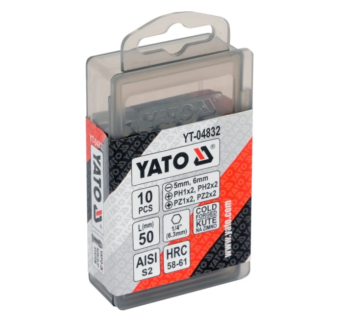 Биты набор YATO YT04832 (50 мм, 10 шт)