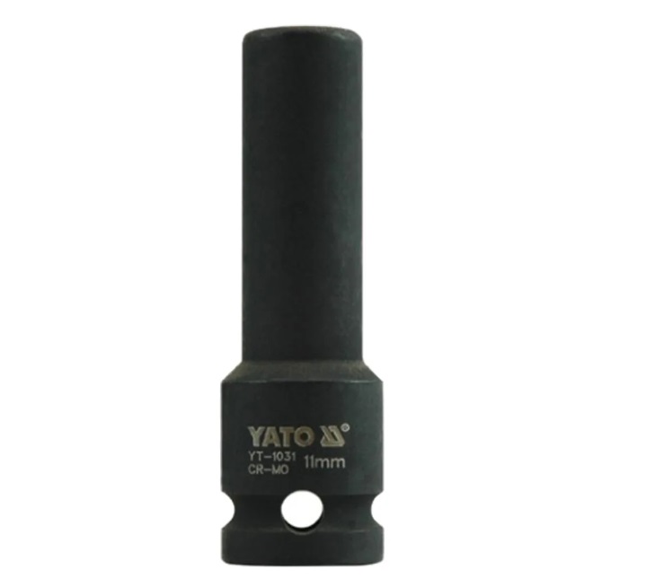 Головка торцевая ударная глубокая YATO YT1031 (6-гранная, 1/2, 11 мм)