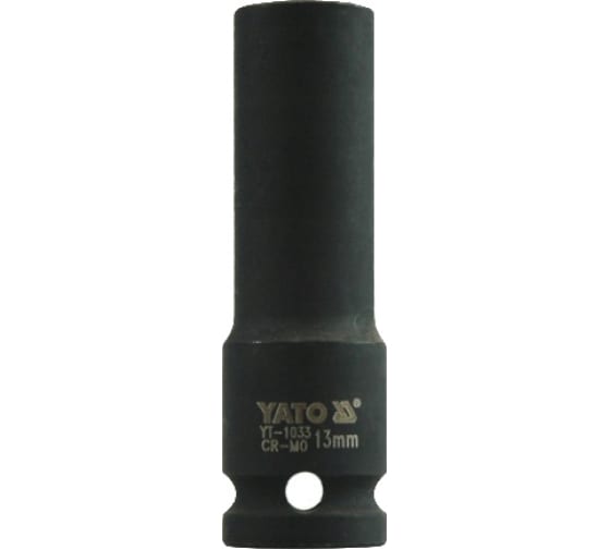 Головка ударная глубокая 6-гранная YATO YT1033 (13 мм, 1/2)