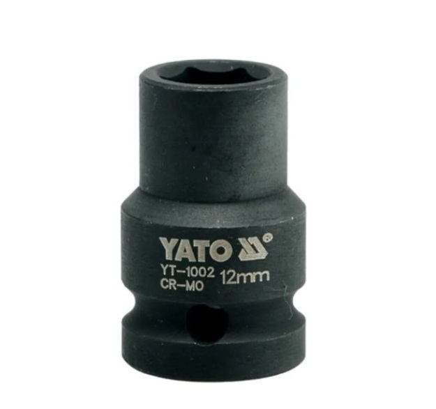 Головка ударная YATO YT1002 (6-гранная, 1/2, 12 мм)
