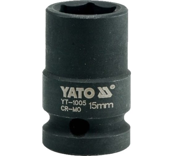 Головка торцевая ударная 6-гранная YATO YT1005 (15 мм, 1/2)