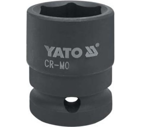 Головка торцевая ударная короткая YATO YT1007 (17 мм, CrMo, 1/2)