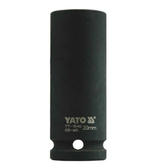 Головка торцевая ударная глубокая 6-гранная YATO YT1040 (1/2, 20 мм)