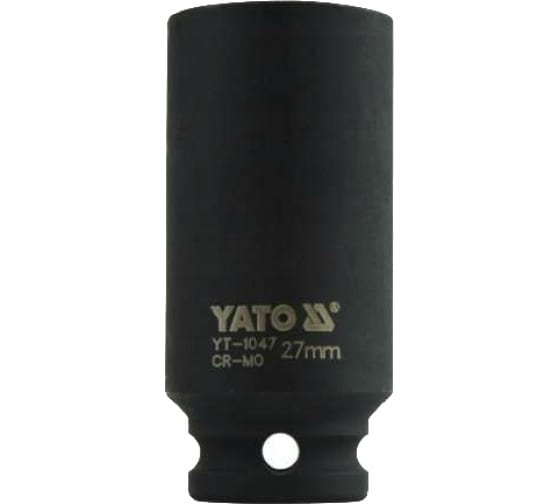 Головка ударная глубокая 6-гранная YATO YT1047 (27 мм, 1/2)