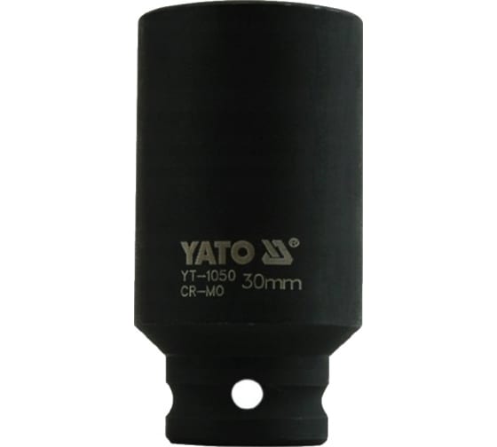 Головка ударная глубокая 6-гранная YATO YT1050 (30 мм, 1/2)