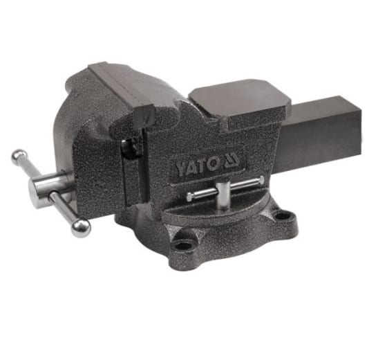 Тиски слесарные поворотные с наковальней YATO YT6501 (100 мм, 7 кг)