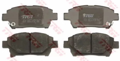 Колодки тормозные дисковые передние TOYOTA YARIS TRW GDB 3317