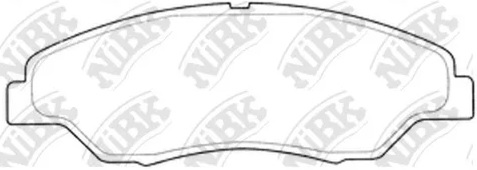 Колодки тормозные дисковые передние KIA SPORTAGE NiBK PN0634