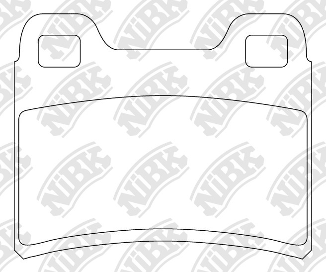Колодки тормозные дисковые задние FORD Escort, KIA Sephia NiBK PN0294