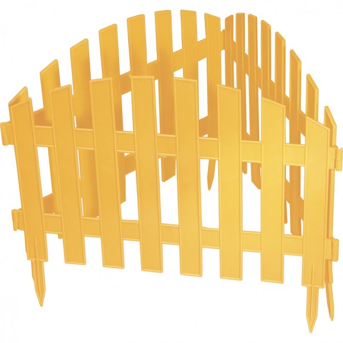 Забор декоративный Винтаж PALISAD 65010 (28 х 300 см, желтый)