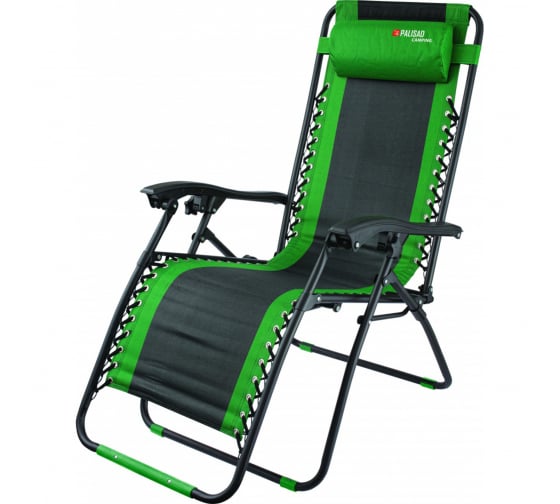 Многопозиционное складное кресло-шезлонг Camping PALISAD 69606 (160х63.5х109cм)