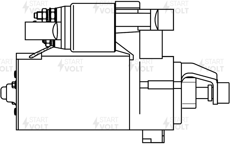 Стартер для VAG A6 3.0TDI 2.5 кВт Startvolt LST 1878