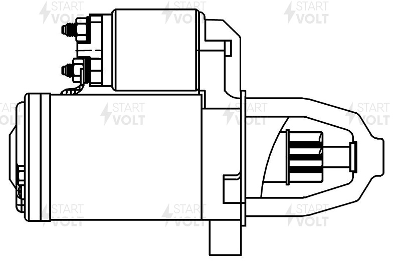 Стартер для Mitsubishi Lancer 1.3i/1.5i 0.9 кВт Startvolt LST 1105