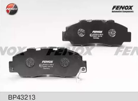 Колодки тормозные, дисковые передние HONDA ACCORD, CIVIC Fenox BP43213