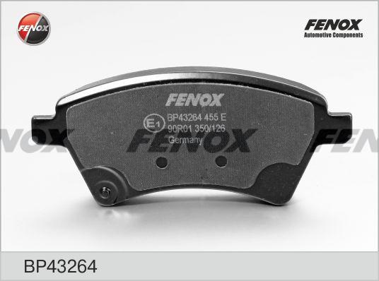 Колодки тормозные, дисковые передние SUZUKI SX4, FIAT SEDICI Fenox BP43264