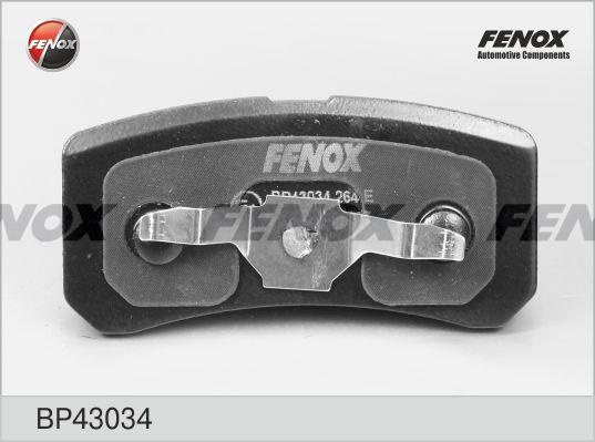 Колодки тормозные, дисковые задние CITROEN C4 Fenox BP43034