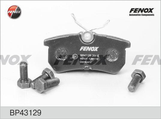 Колодки тормозные, дисковые задние FORD FOCUS Fenox BP43129
