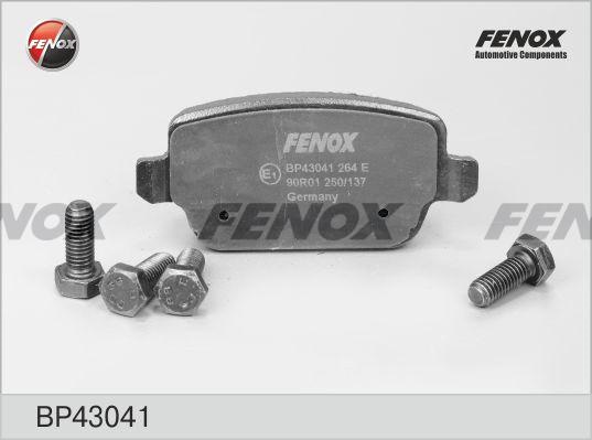 Колодки тормозные, дисковые задние FORD FOCUS Fenox BP43041