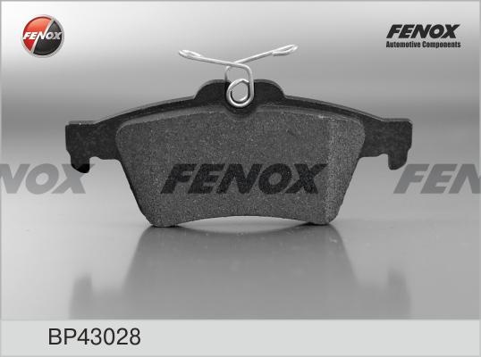 Колодки тормозные, дисковые задние FORD FOCUS, C-Max, Tourneo Connect Fenox BP43028