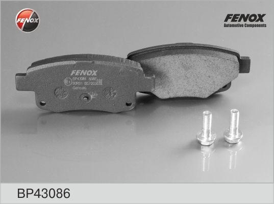 Колодки тормозные, дисковые задние FORD TRANSIT Fenox BP43086