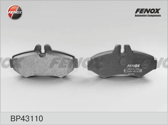 Колодки тормозные, дисковые задние MB SPRINTER Fenox BP43110