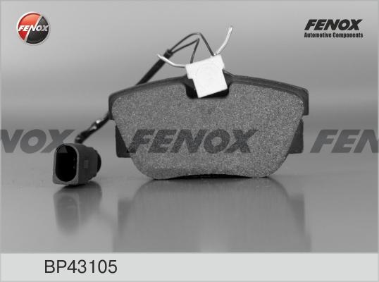 Колодки тормозные, дисковые задние VW TRANSPORTER Fenox BP43105