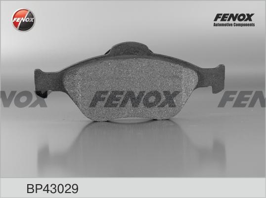 Колодки тормозные, дисковые передние FORD FUSION, FIESTA Fenox BP43029