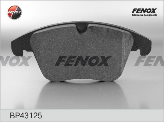 Колодки тормозные, дисковые передние FORD MONDEO Fenox BP43125