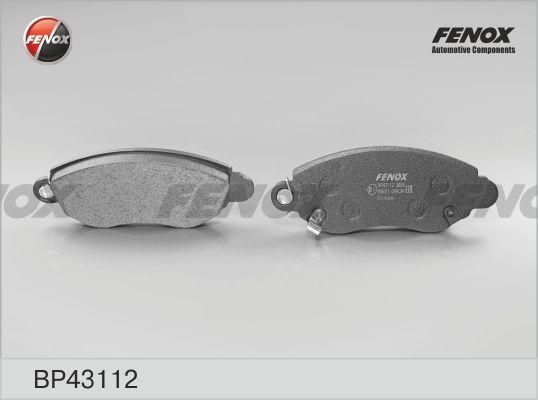 Колодки тормозные, дисковые передние FORD TRANSIT Fenox BP43112