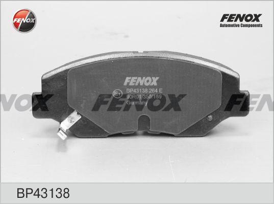 Колодки тормозные, дисковые передние HONDA CR-V, ACCORD Fenox BP43138
