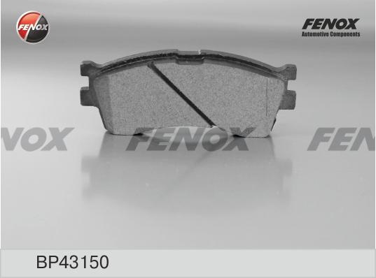 Колодки тормозные, дисковые передние KIA RIO, SPECTRA Fenox BP43150