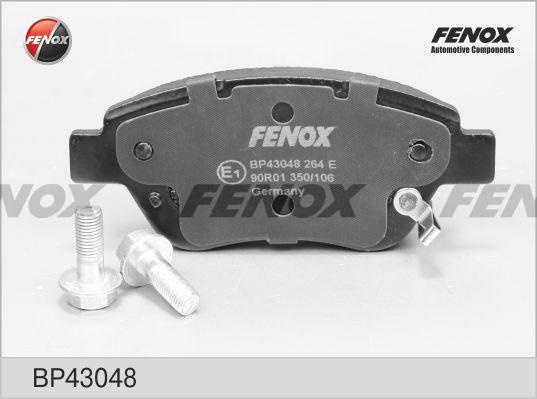 Колодки тормозные, дисковые передние OPEL CORSA, FIAT DOBLO Fenox BP43048