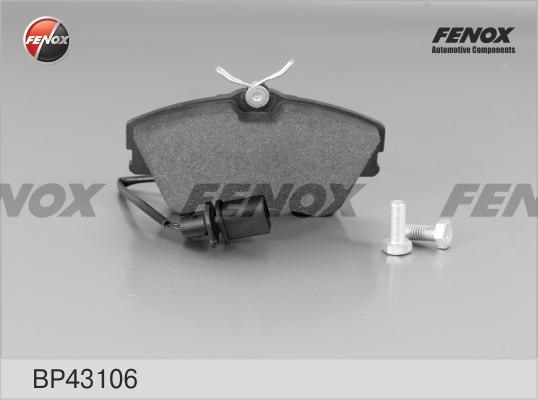 Колодки тормозные, дисковые передние VW TRANSPORTER Fenox BP43106