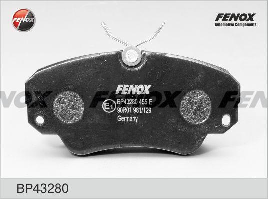 Колодки тормозные, дисковые передние Ореl Omega Fenox BP43280