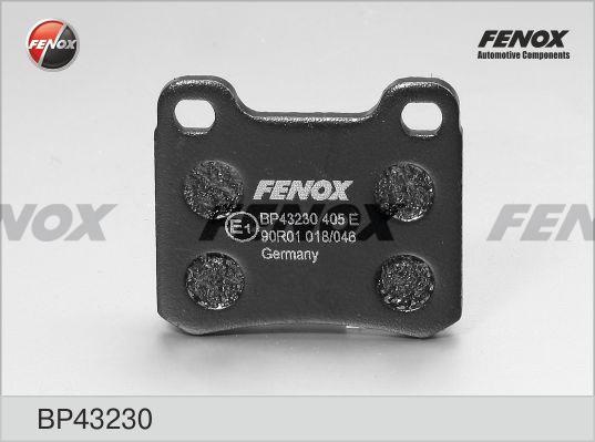 Колодки тормозные, дисковые задние MERCEDES V-Class Fenox BP43230