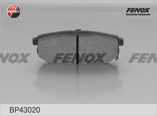 Колодки тормозные, дисковые KIA Sorento Fenox BP43020
